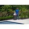 Black Plastic 32-Gallon Outdoor Trash Can with Snap-Fit Lid and Handles
